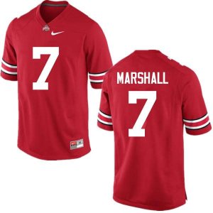 NCAA Ohio State Buckeyes Men's #7 Jalin Marshall Red Nike Football College Jersey WHD6545HV